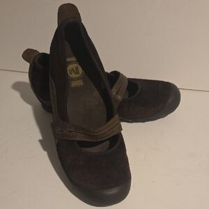 Merrell Chocolate Brown Mary Jane Flats
